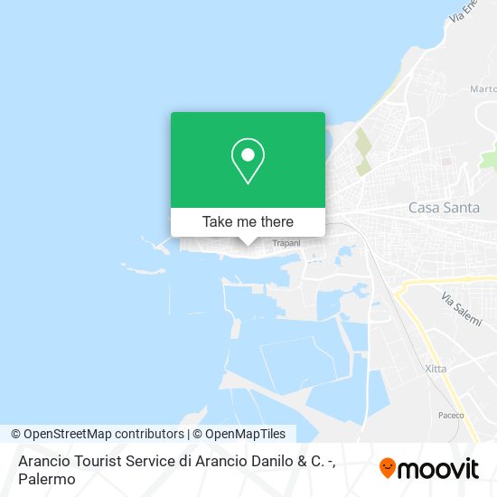 Arancio Tourist Service di Arancio Danilo & C. - map