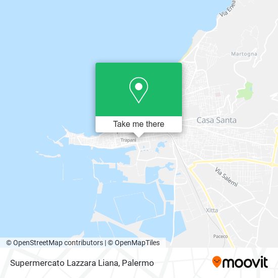 Supermercato Lazzara Liana map