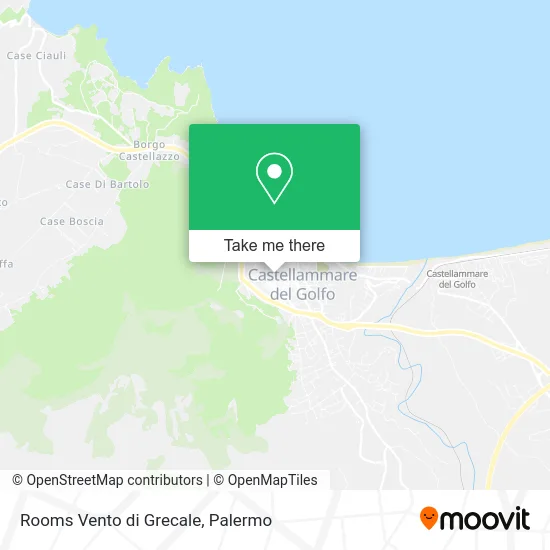 Rooms Vento di Grecale map