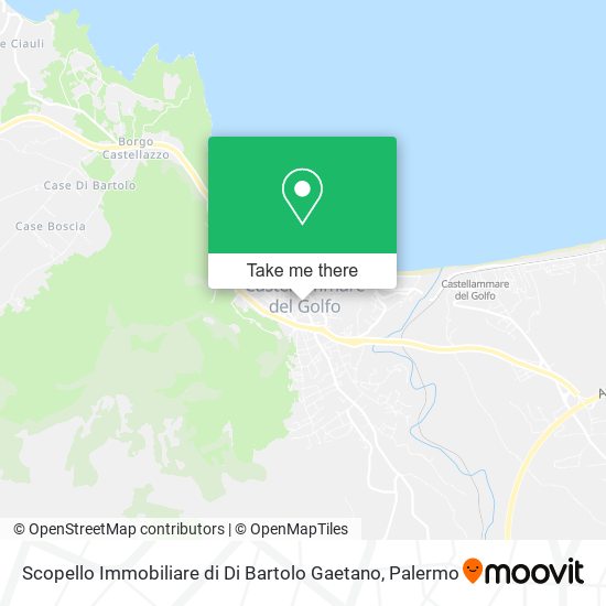 Scopello Immobiliare di Di Bartolo Gaetano map