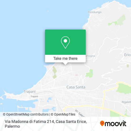 Via Madonna di Fatima 214, Casa Santa Erice map
