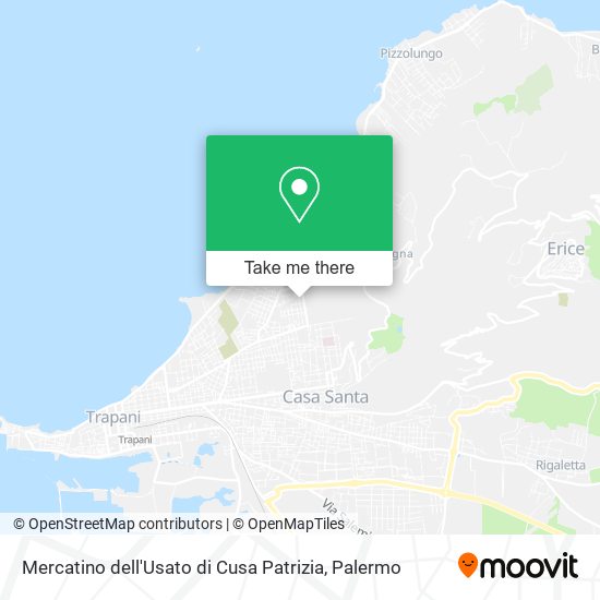 Mercatino dell'Usato di Cusa Patrizia map