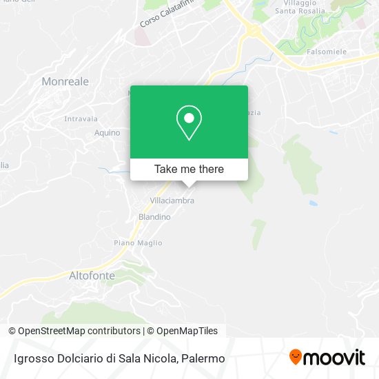 Igrosso Dolciario di Sala Nicola map