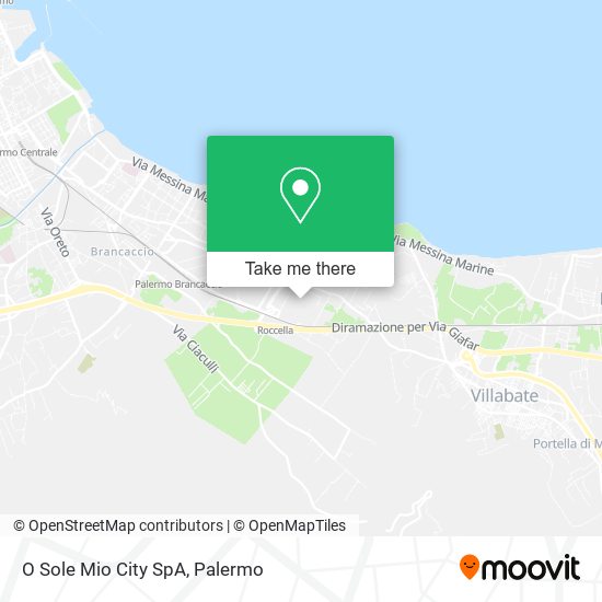 O Sole Mio City SpA map