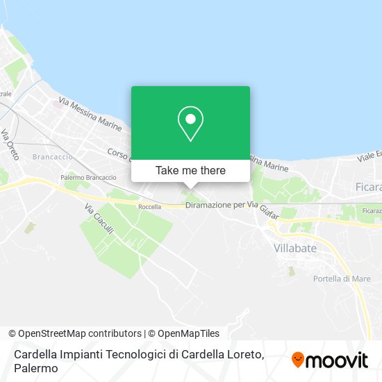 Cardella Impianti Tecnologici di Cardella Loreto map