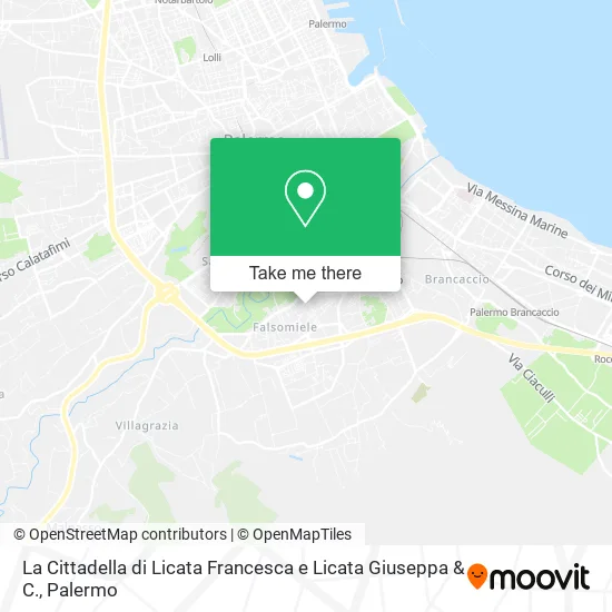 La Cittadella di Licata Francesca e Licata Giuseppa & C. map