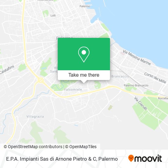E.P.A. Impianti Sas di Arnone Pietro & C map