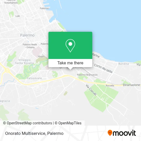 Onorato Multiservice map