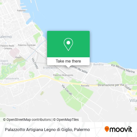 Palazzotto Artigiana Legno di Giglio map