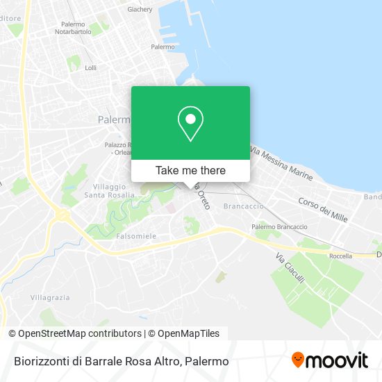 Biorizzonti di Barrale Rosa Altro map