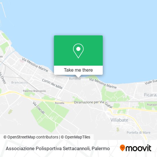 Associazione Polisportiva Settacannoli map