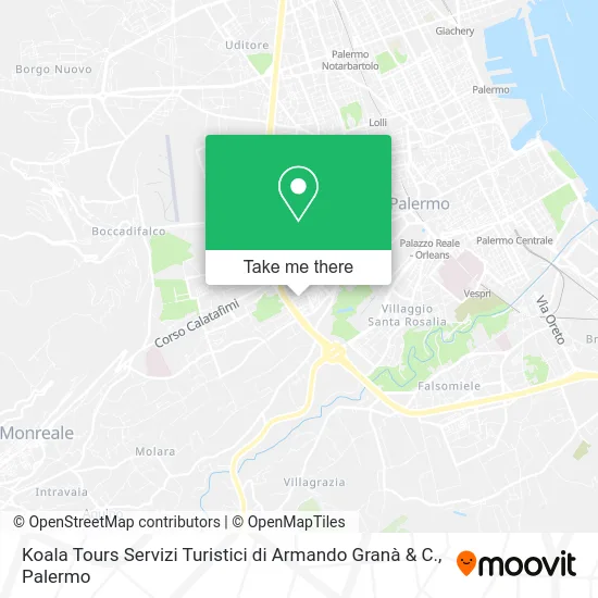 Koala Tours Tourist Services by Armando Granà & Co. map