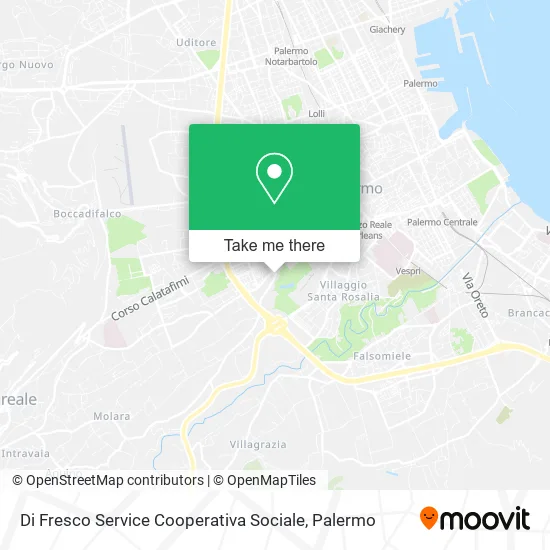 Di Fresco Service Cooperativa Sociale map