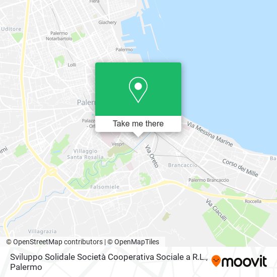 Sviluppo Solidale Società Cooperativa Sociale a R.L. map