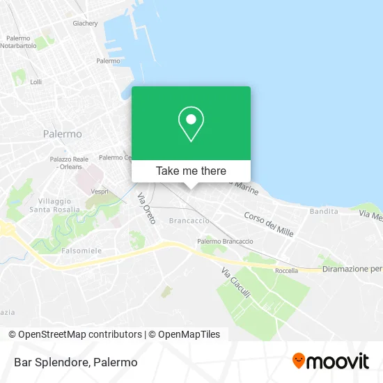 Bar Splendore map