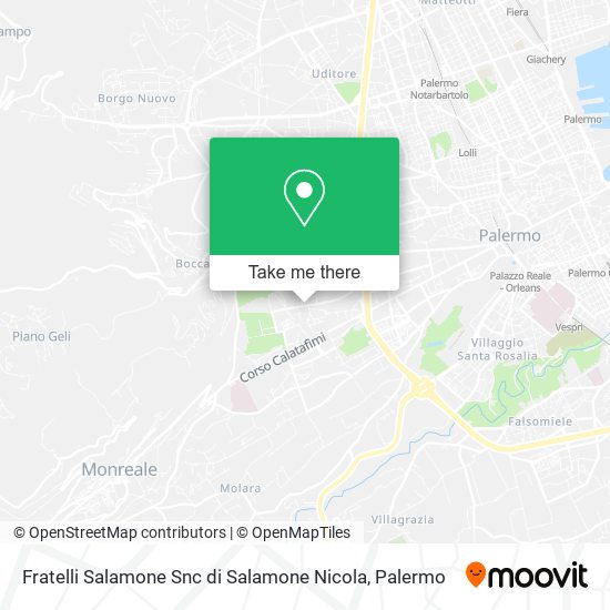 Fratelli Salamone Snc di Salamone Nicola map