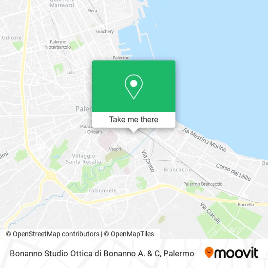 Bonanno Optical Studio by Bonanno A. & Co map