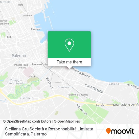 Siciliana Gru Società a Responsabilità Limitata Semplificata map