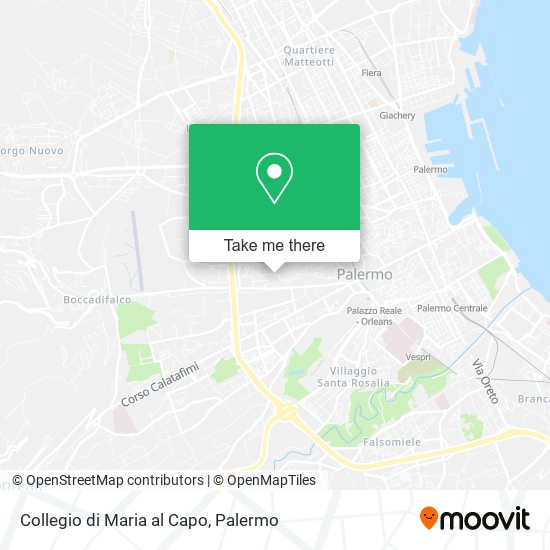 Collegio di Maria al Capo map
