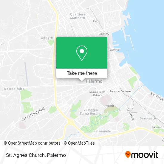 St. Agnes Church map