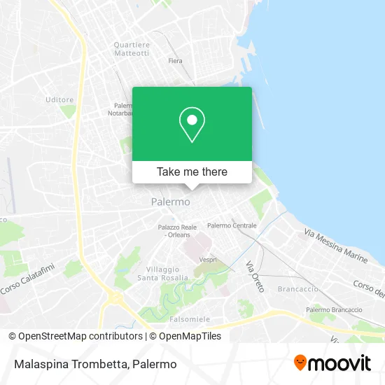 Malaspina Trombetta map
