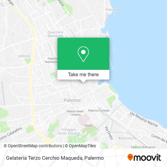 Gelateria Terzo Cerchio Maqueda map