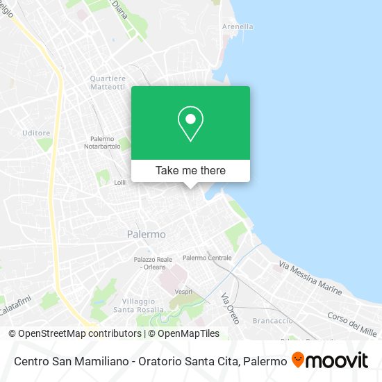 Centro San Mamiliano - Oratorio Santa Cita map
