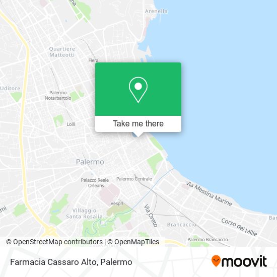 Farmacia Cassaro Alto map