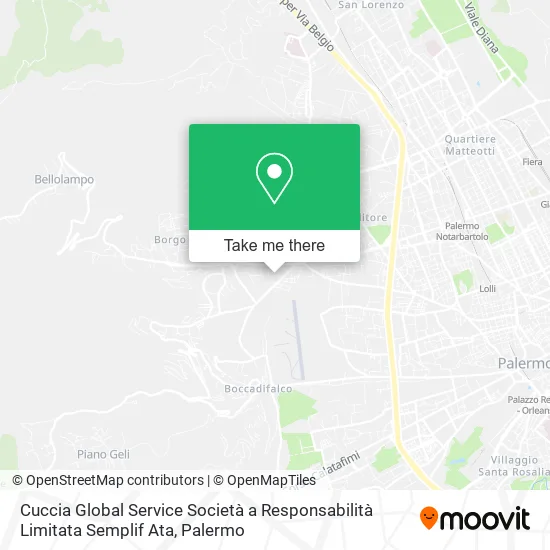 Cuccia Global Service Società a Responsabilità Limitata Semplif Ata map