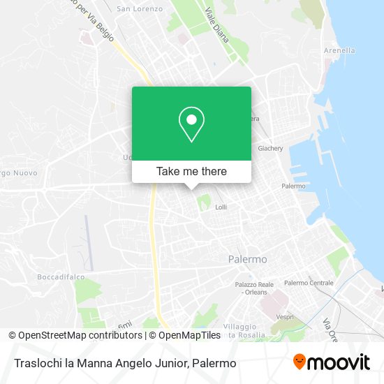 Traslochi la Manna Angelo Junior map