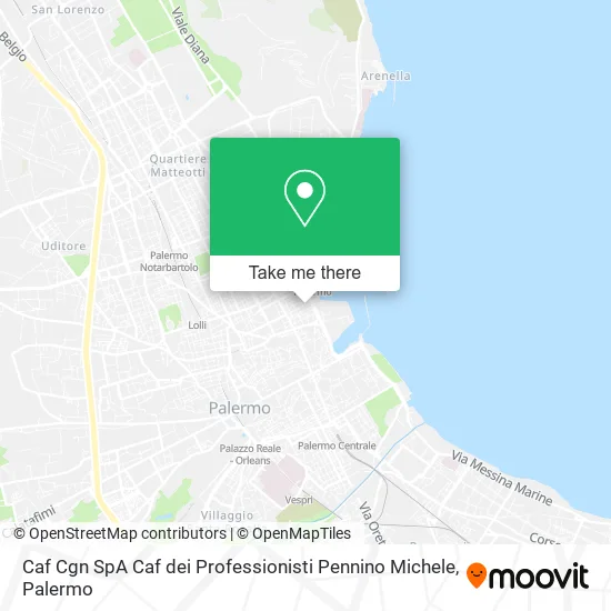 Caf Cgn SpA Caf dei Professionisti Pennino Michele map