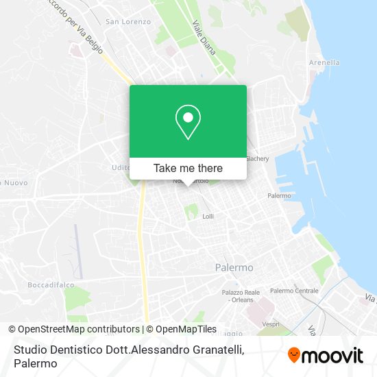 Studio Dentistico Dott.Alessandro Granatelli map