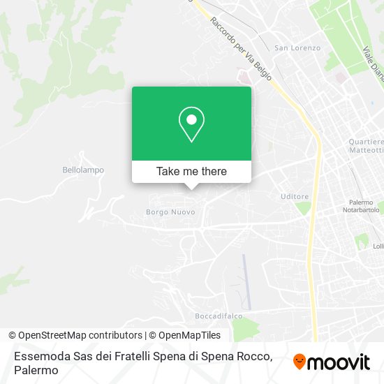 Essemoda Sas dei Fratelli Spena di Spena Rocco map