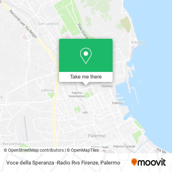 Voce della Speranza -Radio Rvs Firenze map