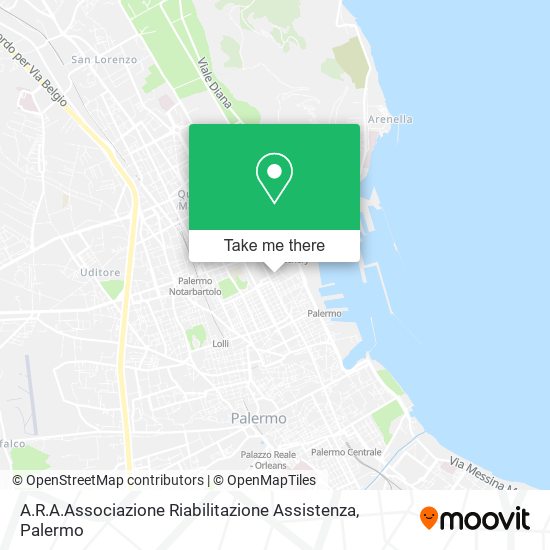 A.R.A.Associazione Riabilitazione Assistenza map