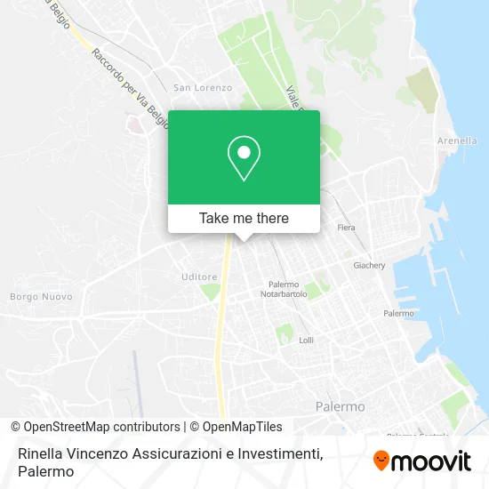 Rinella Vincenzo Assicurazioni e Investimenti map