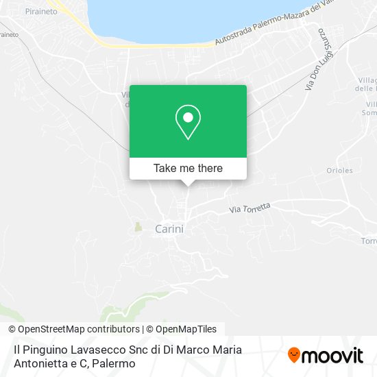 Il Pinguino Lavasecco Snc di Di Marco Maria Antonietta e C map