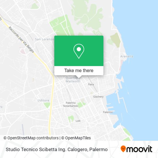 Studio Tecnico Scibetta Ing. Calogero map