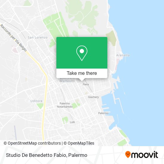 Studio De Benedetto Fabio map