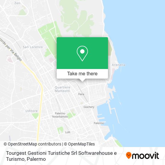 Tourgest Gestioni Turistiche Srl Softwarehouse e Turismo map