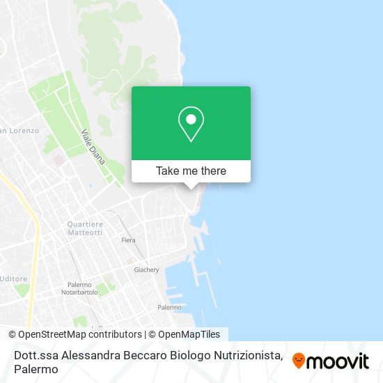 Dott.ssa Alessandra Beccaro Biologo Nutrizionista map