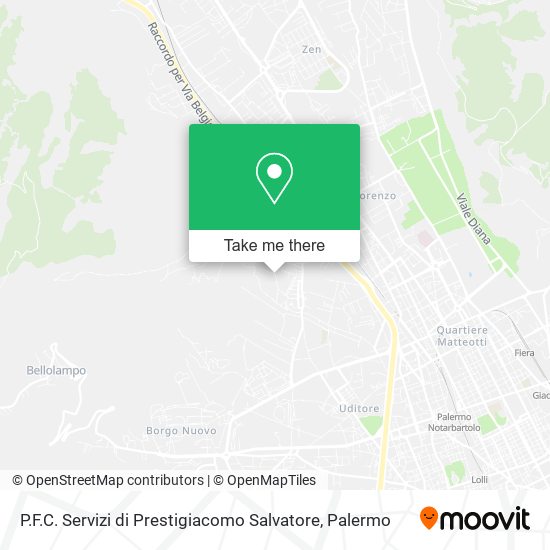 P.F.C. Servizi di Prestigiacomo Salvatore map