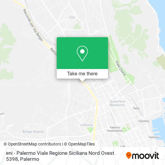 eni - Palermo Viale Regione Siciliana Nord Ovest 5398 map