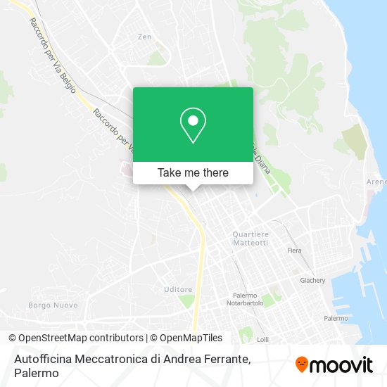 Autofficina Meccatronica di Andrea Ferrante map