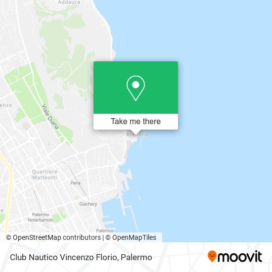 Club Nautico Vincenzo Florio map
