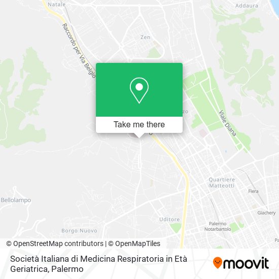 Società Italiana di Medicina Respiratoria in Età Geriatrica map