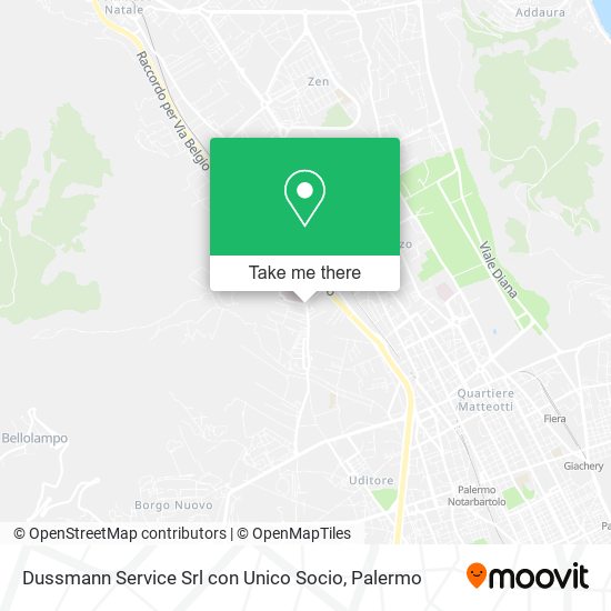 Dussmann Service Srl con Unico Socio map