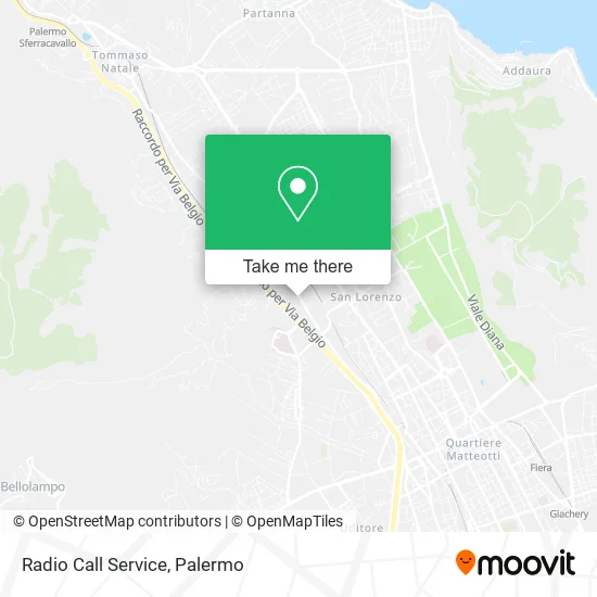Radio Call Service map