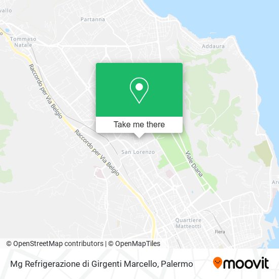 Mg Refrigerazione di Girgenti Marcello map