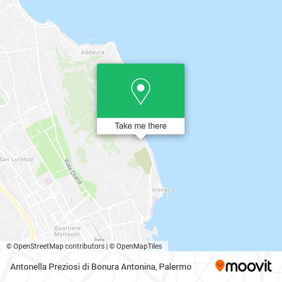 Antonella Preziosi di Bonura Antonina map